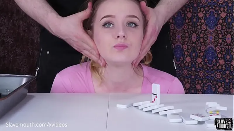 Jessica Kay's Dominating Face Fuck, Slap & Ass Eating Game