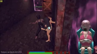 Hentai PC Game in Spanish Isekai Type Girl Inside a DL Game
