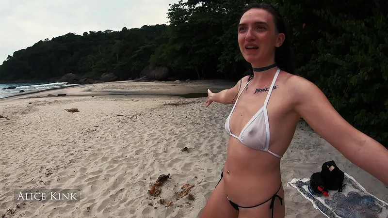 Public Bikini Striptease - [Pornstar Names]