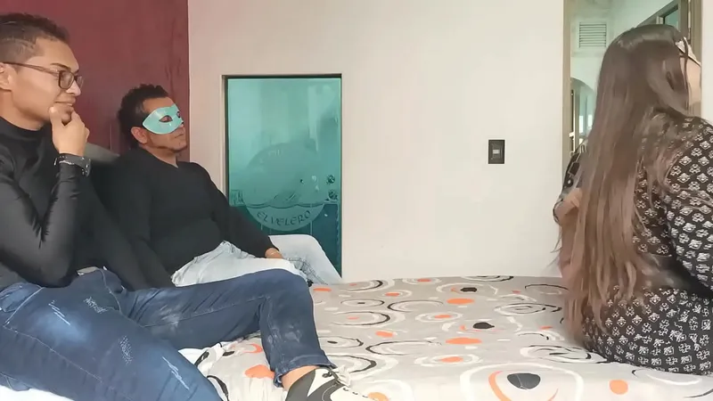 New Year Married Cheat Fucked by Buddies in Medellin Colombia (Red Hot Scenes)