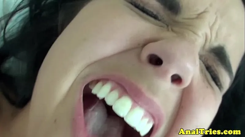 Petite Teen GF - Intense POV Anal Action
