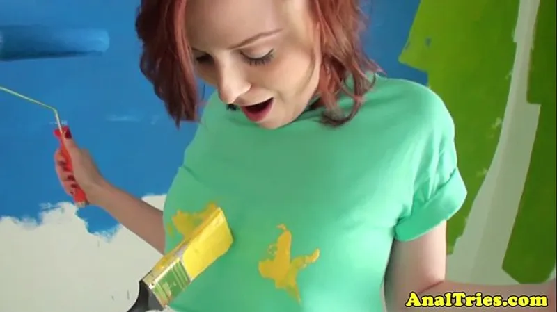 Teen Redhead Anal POV Fucked Hard