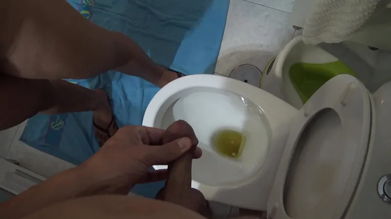 Kinky Stepmom Makes Stepson Pee Before Her - Perverted Family Scene