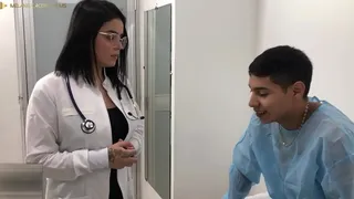 sexy doctor fucks her patient with giant cock - big asses
