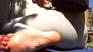 Your m. farts like never before while in the garden what a huge slut