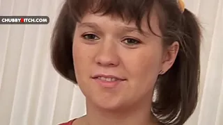 Fat teen pussy filled with hard meat stick