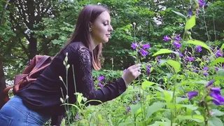 Brunette in Jeans Gets Fucked and Facial