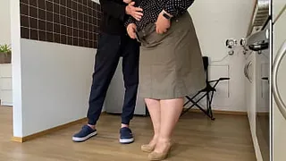Fat Gorgeous MILF Masturbates Her Hairy Pussy Sucks and Fucks