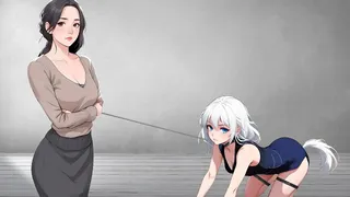 JOI You are going to be my obedient animal. I will put the leashes and the tail on you.