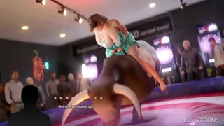 My Fat Jiggly Ass got Exposed up in the Air as i ride this big Bad..