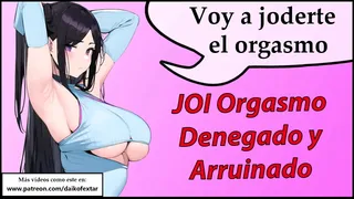 Instructions to masturbate and leave you wanting. Spanish voice.