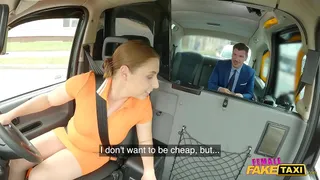 Female Fake Taxi She takes him outside and gets fucked against the taxi