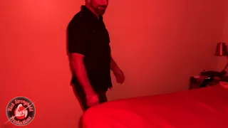 Slut is given multiple restrained orgasms with squirting