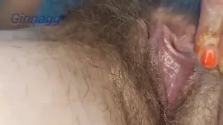 fingering hairy pussy dirty talk