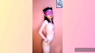 Sexy Little Kitty Shows It All. Super Sexy Stripper And A Surprise.