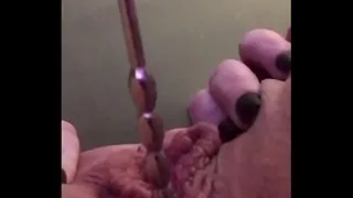 Urethra orgasm and lots of cum
