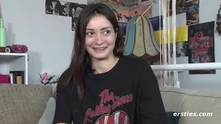 Ersties - Valentina Fingers Herself While Using a Magic Wand