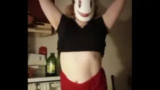 SC wedgies herself