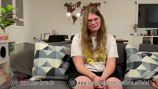 Teeny Girl turns 18. Lina Love is filming herself for the first time