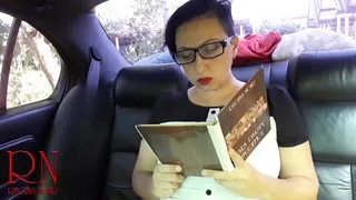 I read a very sexy story about a girl who recently works in a company. After an office party, she escorted her boss's wife home.