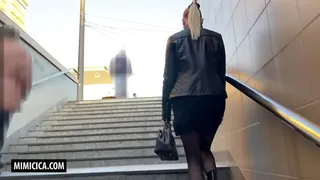He Couldn't Believe His Eyes! Blonde Pornstar And Her Girlfriend Film Right Next To Him!