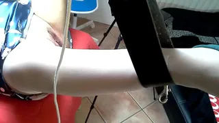 Vaginal fisting with latex gloves and fist spinning until orgasm