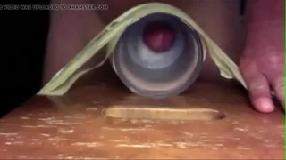 Controlling my cum fleshlight fuck