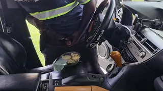 Customer couldn’t believe delivery driver  was cumming in her food