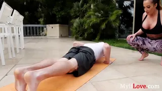 MILF fucks naughty teen