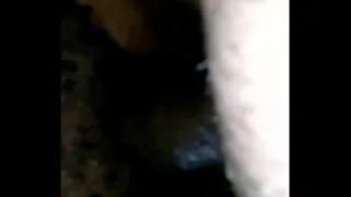 Black cock in her white pussy