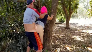 IN THE FIELD GETTING A QUICK FUCK