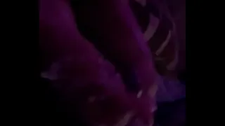 Footjob from friend