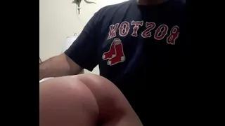 Getting spanked for mouthing off.