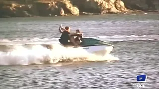 They are showing off and love the water, good bitches