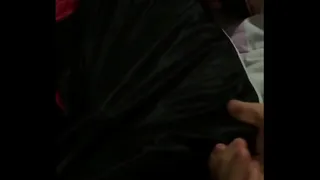 Above shorts dick play
