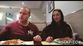 Sexy chick gets fingered hard