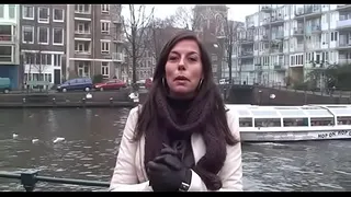 Guy has enjoyment in amsterdam