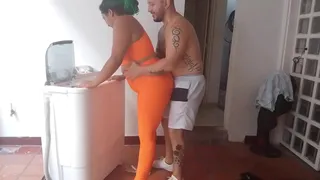 2 part, I'm so horny, I'm going to call a technician to fuck him since my husband is away