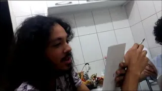 4 friends getting and reading doujins