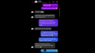 Chat collecting a bet with my friend's wife ends up giving me her big ass
