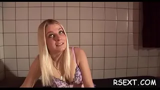Girl gets cum-hole fisted hard