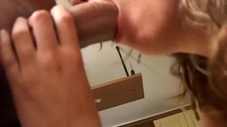 Alice made an exclusive video, licking her friend's cock while her friend fucks her ass