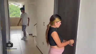 My pregnant neighbor asks me to fuck her very hard since her husband does not pay attention to her sexually.