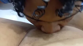 My stepbrother posed as a mannequin to fuck me and he gave me hard until my pussy broke