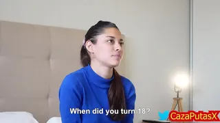 Cute girl attends casting and gets fucked bareback