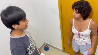 A delicious fuck when my shy stepsister talks on the cell phone with her new boyfriend.