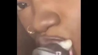 Ebony Blows BBC - Hardcore Action
