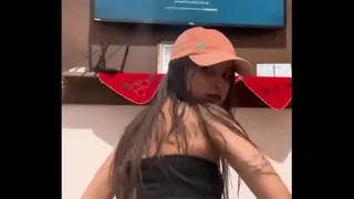 young girl wiggling