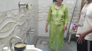Indian step brother saw his sister fucking and even after obeying his demand to fuck, he fucked sister's husband's ass roleplay in hindi