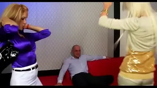 A lot of horny girls have a fun fucking on a hardcore sex party